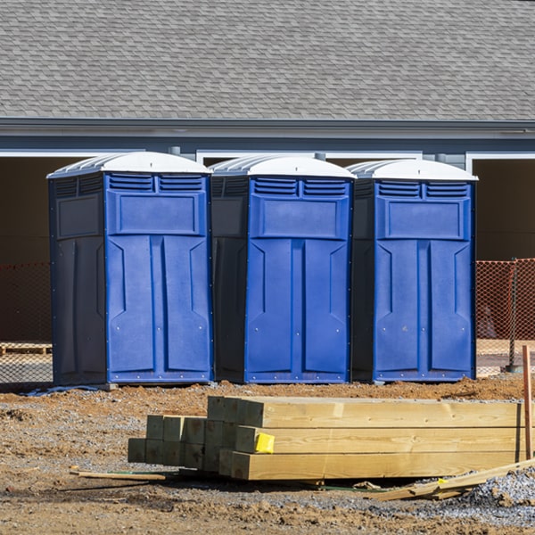 what is the maximum capacity for a single porta potty in Conifer Colorado